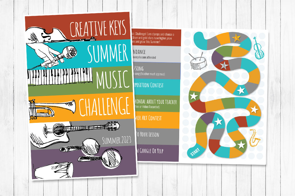 Summer Music Fun with our Challenge Workbook